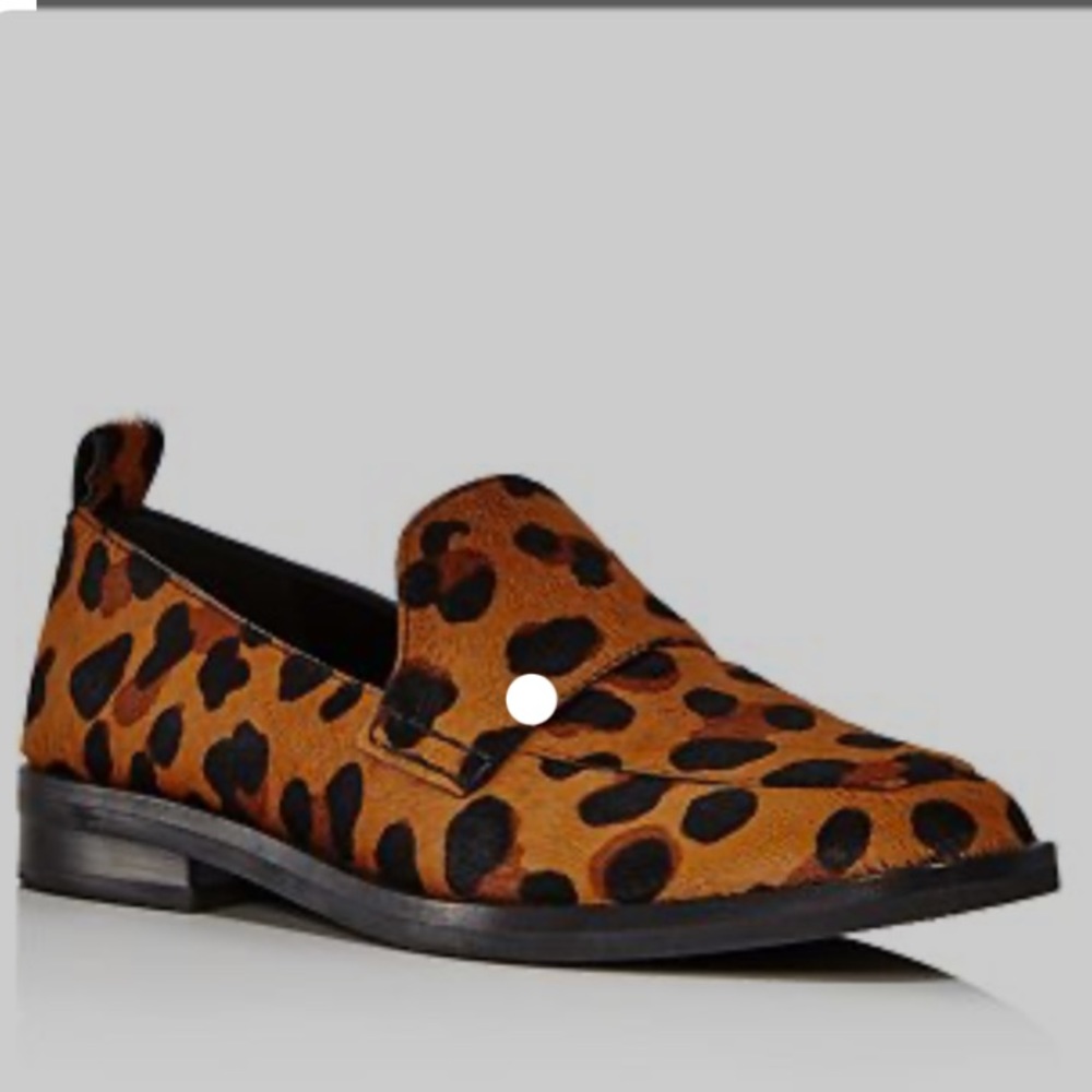 3.1 Phillip Lim Alexa Leopard-Print Loafers NIB